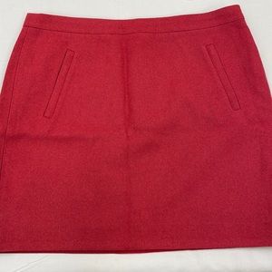 J Crew wool mini skirt sz 12
